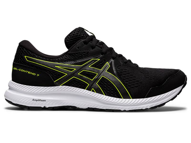 Sapatilhas Running Asics GEL-CONTEND 7 Homem Pretas, 0983A390.056